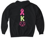 Team K-Dog Merchandise&nbsp;, a Black Gildan Softstyle Pullover Hoodie (back-view)