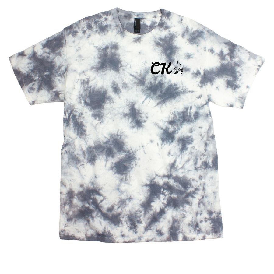 CurvedKing Banana Edition Vol. 2, a Grey Crystal Tie Dye Tee