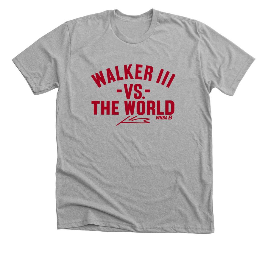 Kenneth Walker Iii vs the World T Shirt, a Athletic Heather Premium Unisex Tee
