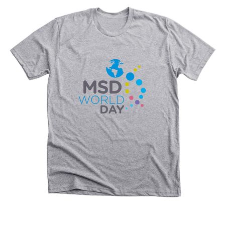 MSD World Day 2025, a Athletic Heather Premium Unisex Tee