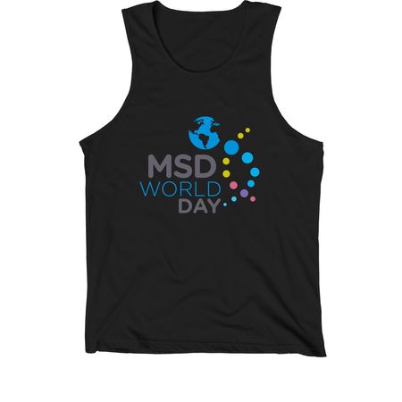 MSD World Day 2025, a Black Premium Cotton Tank
