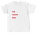END EMPIRE NOW, a White Classic Unisex Tee
