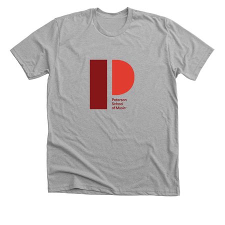 Peterson School of Music&nbsp;, a Athletic Heather Premium Unisex Tee
