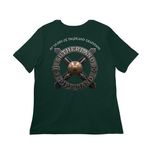 Sutherland 90th - Back Print Tops, a Forest Women?s Relaxed Cotton Tee (back-view)
