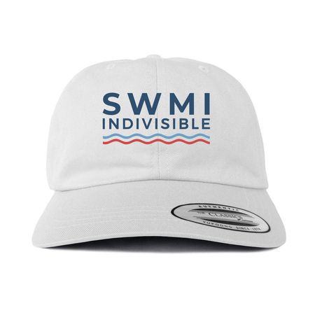 SWMI Indivisible Hats Light Colors, a White Printed Classic Baseball Cap