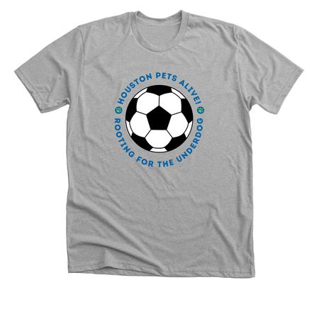 Rooting for the Underdog, a Athletic Heather Premium Unisex Tee