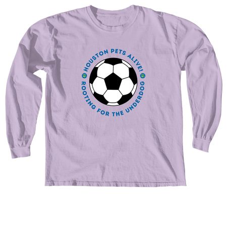 Rooting for the Underdog, a Orchid Comfort Colors Long Sleeve Tee