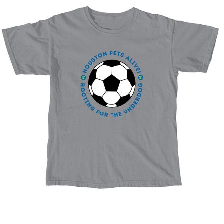 Rooting for the Underdog, a Granite Comfort Colors Unisex Tee