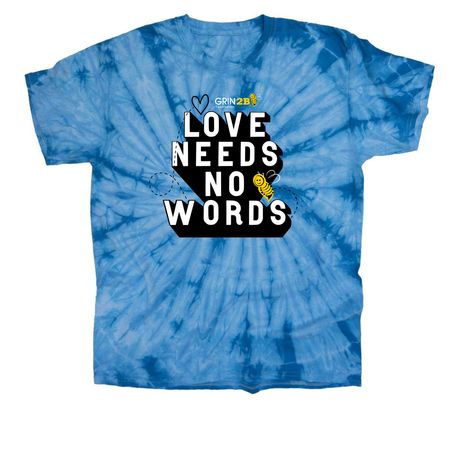 GRIN2B Awareness Week 2026, a Baby Blue Classic Tie Dye Tee