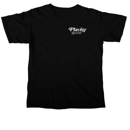 POA - Theatre Dad 2, a Black Comfort Colors Unisex Tee (back-view)