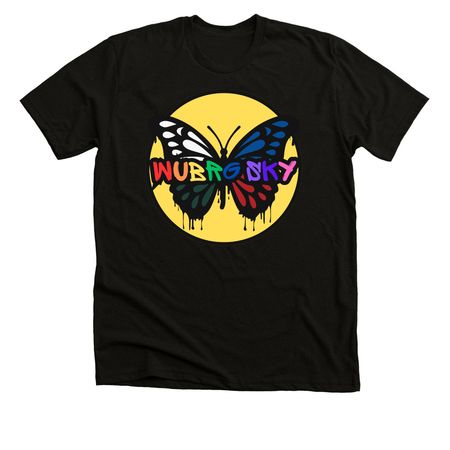 WUBRG Sky - Pride 2026, a Black Heather Premium Unisex Tee