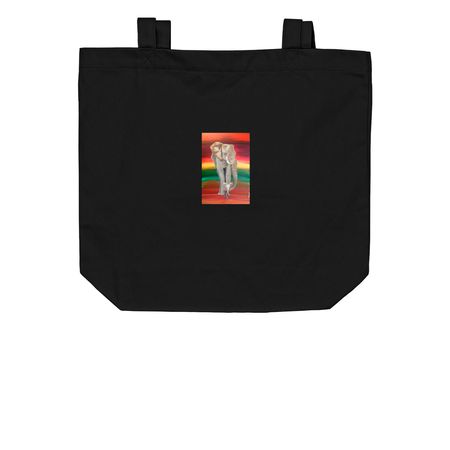Never Forget, a Black Organic Cotton Tote Bag