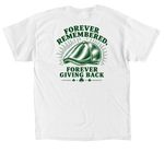 The Danny Rodgers Memorial Foundation, a White Classic Unisex Tee (back-view)