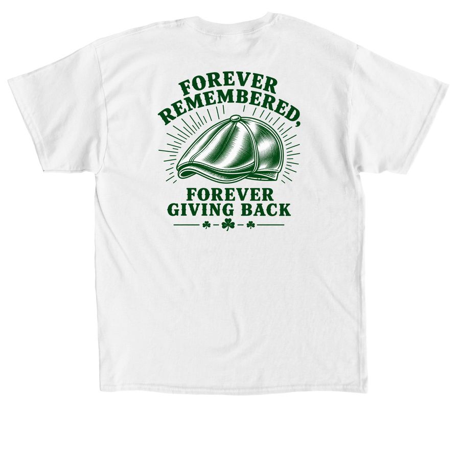 The Danny Rodgers Memorial Foundation, a White Classic Unisex Tee (back-view)