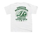The Danny Rodgers Memorial Foundation, a White Youth Unisex Tee (back-view)