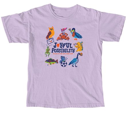 Joyful Possibility, a Orchid Comfort Colors Unisex Tee