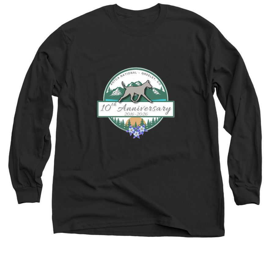 10th Anniversary Long Sleeved Shirt, a Black Classic Long Sleeve Tee