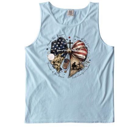 SHS Faith ? Family ? Freedom Collection, a Chambray Comfort Colors Tank Top