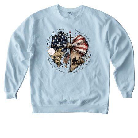 SHS Faith ? Family ? Freedom Collection, a Chambray Comfort Colors Crewneck Sweatshirt
