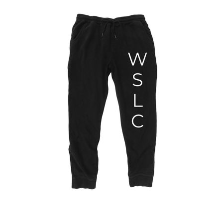 Adult Sweatpants/Joggers&nbsp;, a Black Midweight Fleece Joggers