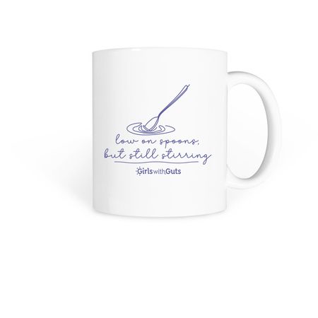 Carry Your Spoons Campaign, a White Coffee Mug