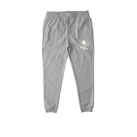 Rising Sun Sweatpants, a Heather Grey Stanley/Stella Unisex Flyer Jogger