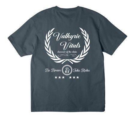 VALKYRIE STAPLE 01, a Vintage Navy Unisex Heavyweight Tee
