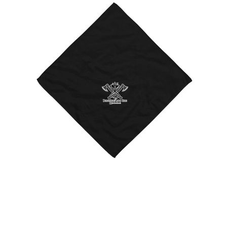 Berserker lawn Care bandana, a Black Cotton Bandana