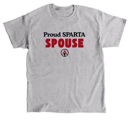 Proud SPARTA Spouse, a Sport Grey Classic Unisex Tee
