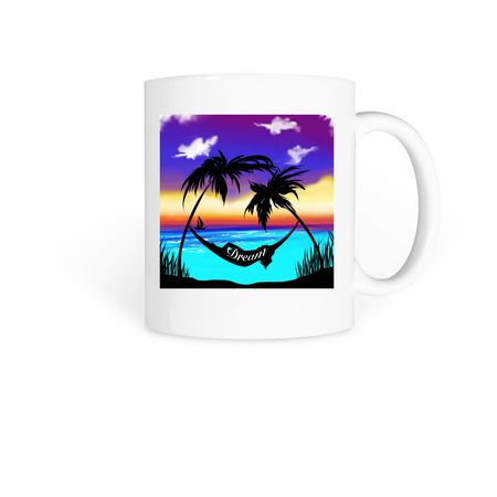 Dreams, a White Coffee Mug