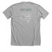 Javier?s campaign&nbsp;, a Athletic Heather Premium Unisex Tee (back-view)