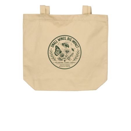 Buzzing with Purpose, a Oyster Organic Cotton Tote Bag