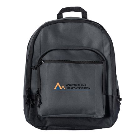 MPLA Logo Backpack, a Dark Charcoal Everyday Backpack