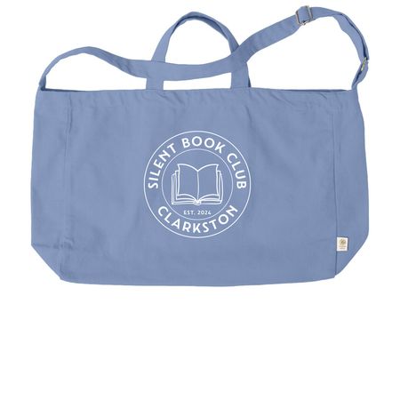 Silent Book Club Clarkston Totes, a Elemental Blue Reclaimist G2G Tote Bag
