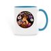 jen fell asleep, a Light Blue Two-Tone Ceramic Mug