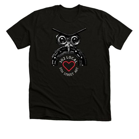 302 Local, a Solid Black Blend Premium Unisex Tee