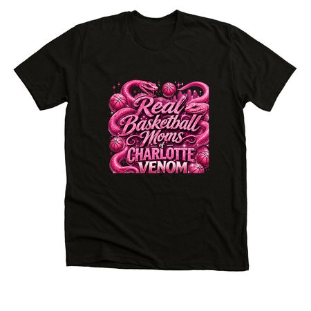 Real Basketball Moms, a Solid Black Blend Premium Unisex Tee