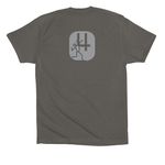 4th annual&nbsp;, a Asphalt Premium Cotton Tee (back-view)