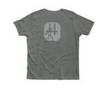 4th annual&nbsp;, a Deep Heather Premium Youth Tee (back-view)