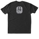 4th annual&nbsp;, a Vintage Black Triblend Unisex Tee (back-view)