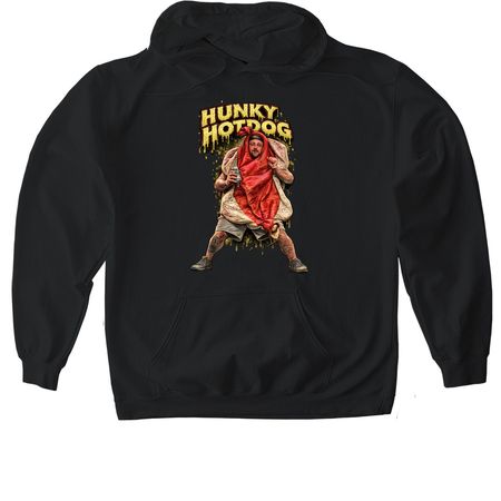 The Hunky One, a Black Gildan Softstyle Pullover Hoodie