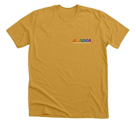 Alaska Pride Hockey, a Heather Mustard Premium Unisex Tee