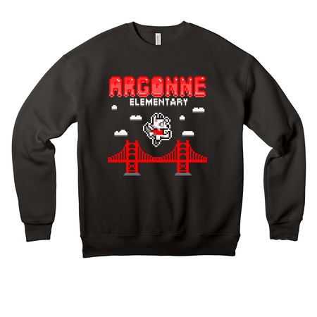Game On, Argonne!, a Black Premium Drop Shoulder Sweatshirt