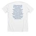 October Awareness Shirts Batch 31, a Solid White Blend Premium Unisex Tee (back-view)