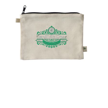 makeup bag, a Natural 9"x7" Hemp Blend Pouch
