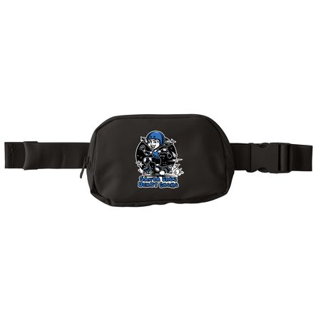 Santa Cruz Derby Groms - Hip Pack, a Deep Black Matte Hip Pack