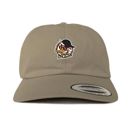 Classic Mighty Dykes Hats, a Khaki Printed Classic Baseball Cap