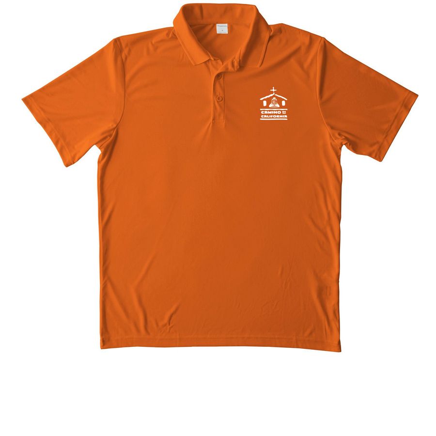Performance Tops, a Deep Orange Unisex Performance Polo
