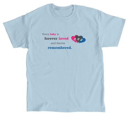 Forever Footprints Merchandise, a Light Blue Classic Unisex Tee