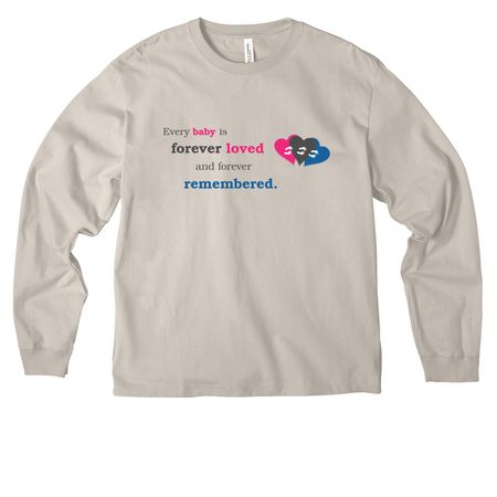 Forever Footprints Merchandise, a Dust Unisex Heavyweight Long Sleeve Tee